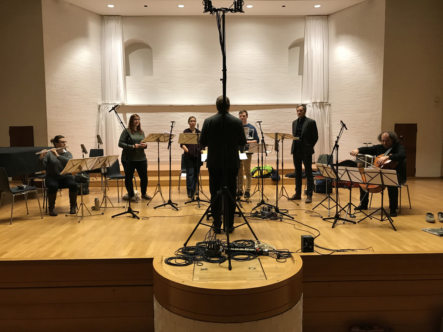 while the recording session at Neumarkt